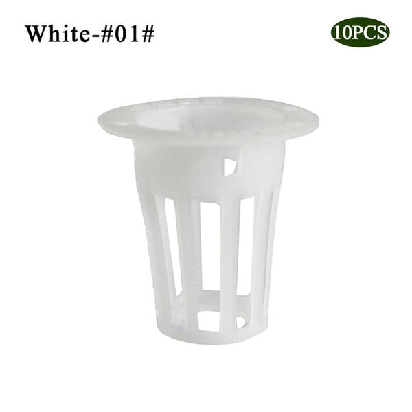 10pcs Heavy Duty Hydroponic Mesh Pot Net Cup Basket Hydroponic Aeroponic Plant Grow Garden Clone