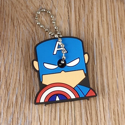 1pcs cartoon Silicone Protective key Case Cover For key Control Dust Cover Holder Organizer Home Accessories Supplies