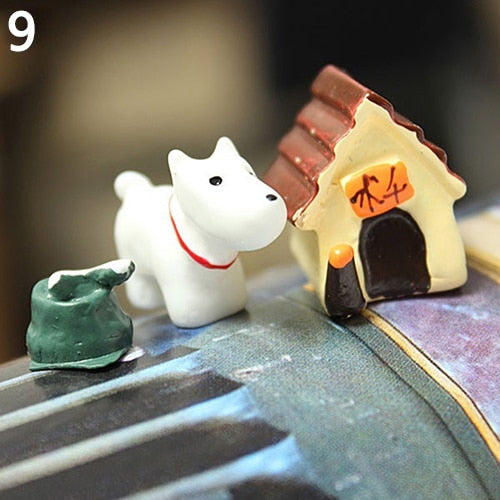 3Pcs Dollhouse Bonsai Craft Micro Landscape DIY Flower Pot Miniature Decor Set Yard & Garden Decor