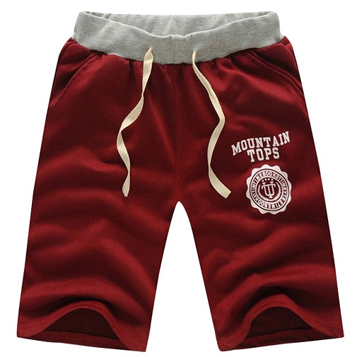 Summer Men Casual Beach Shorts Five Sub Pants Waistband Classic