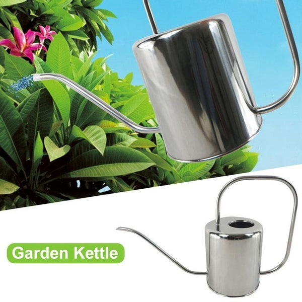 Stainless Steel Watering Kettle Garden Spray Bottle Irrigation Tool Long Mouth Innovative Watering Pot For Indoor Durable