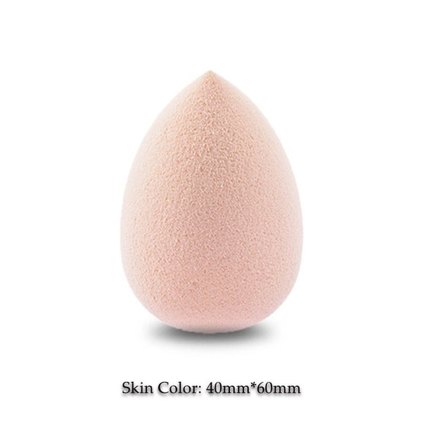 BIOAUNT New 6 Colors of Pro Face Foundation Sponge Powder Puff Drop-shaped Smooth Cosmetic Puff Beauty Makeup Assistant Tools