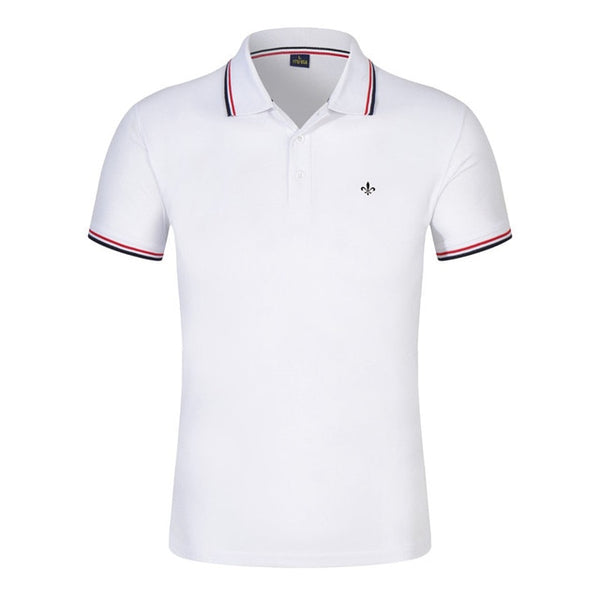 Dudalina Short Sleeve Polo Shirt Men 2019 Summer Casual & Business Brand  Embroidery Striped Polos Shirts Para Hombre