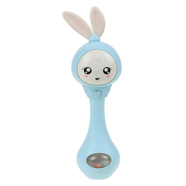 Baby Hand Rattles Bells Toy Cute Music Rabbit Bell Toy Early Educational Hand Ring Bell Toy Kids Gift